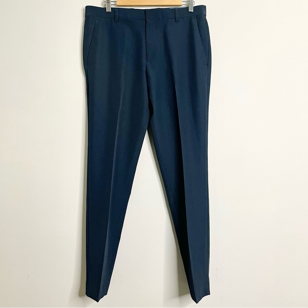Perry Ellis Men’s Travel Luxe Slim Fit Seersucker Pants NWT